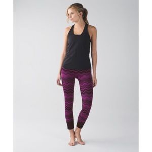 Lululemon Ebb to Street Heathered Regal Plum Leggings
